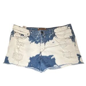 Joe's Jeans Vintage Reserve 1971 Cowboy Shorts Women's Size 30 Liv Raw Hem Denim